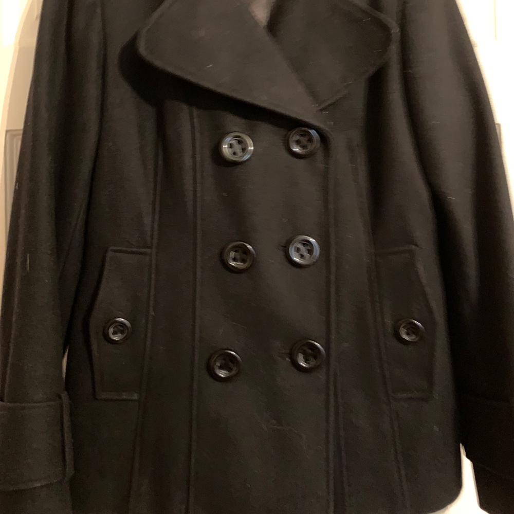 Double Breasted Classic Wool Pea Coat